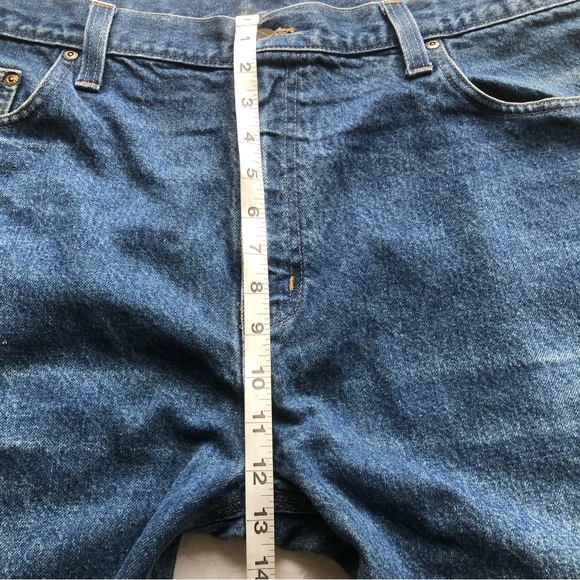 Carhartt Classic Relaxed-Fit Blue Jeans Denim Pants Men’s Size W42/L32 Casual - Picture 11 of 16